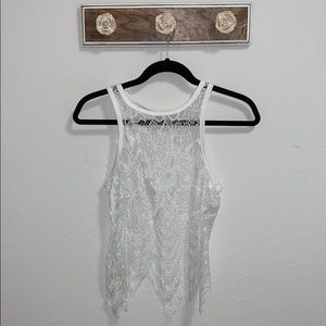 Lace tank top